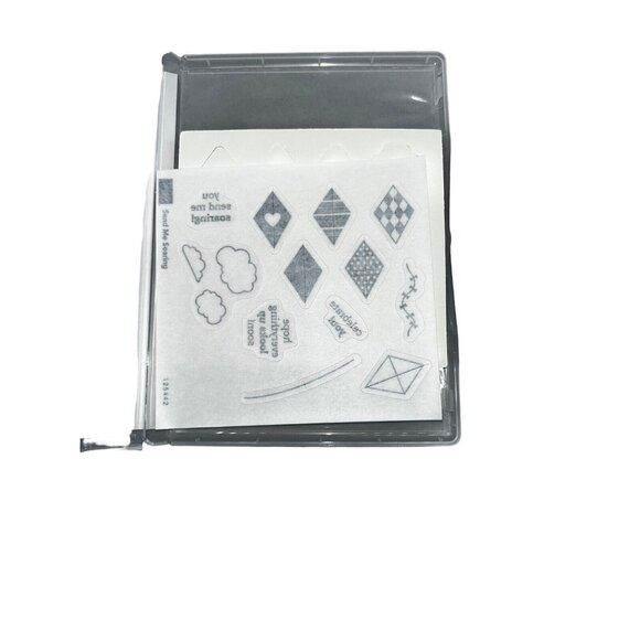 Stampin Up SEND ME SOARING KITES Rubber Stamp Crafts Card Making Scrapbooking - Picture 6 of 6
